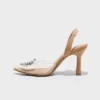 Women's Misty Slingback Heels - A New Day™ Clear -A New Day GUEST 03b9b943 924a 46e9 a382 962bfda9f4d0
