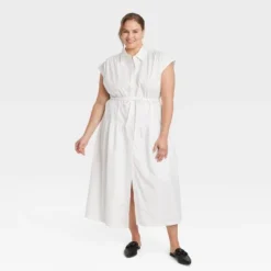 Women's Short Sleeve Midi Dress - A New Day™ -A New Day GUEST 04cf9e70 eca8 474d aaa0 6907d408b574