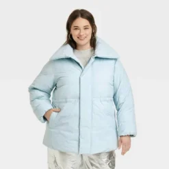 Women's Mid Length Relaxed Puffer Jacket - A New Day™ -A New Day GUEST 092e816f eed0 4f95 9ea5 12d19e92960d