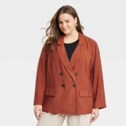 Women's Essential Blazer - A New Day™ -A New Day GUEST 12fa9cb2 b26d 4383 88d3 3b98d93d41ee