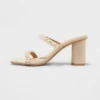 Women's Audra Mule Heels - A New Day™ Cream -A New Day GUEST 14a6e30e 5537 40fb b713 52b29f23e919