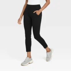 Women's High Waisted Ponte Ankle Leggings With Pockets - A New Day™ 4 Women's High Waisted Ponte Ankle Leggings With Pockets - A New Day™ -A New Day GUEST 16612929 60a7 49ee af62 833a87ad9f3e