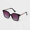 Women's Plastic And Metal Square Sunglasses - A New Day™ -A New Day GUEST 1ead2da1 7c5e 4d54 a568 b624c56eb756