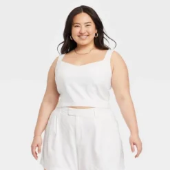 Women's Linen Slim Fit Tank Top - A New Day 5 Women's Linen Slim Fit Tank Top - A New Day -A New Day GUEST 204c31be 5c8f 48e7 bef6 89643a59a31e