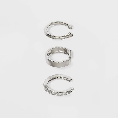 Sterling Silver Cubic Zirconia Ear Cuff Set - A New Day™ Sterling Silver Cubic Zirconia Ear Cuff Set - A New Day™ -A New Day GUEST 205925dd 560e 41d7 a143 83069e3d1587