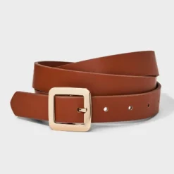 Women's Chunky Center Bar Buckle Belt - A New Day™ Brown 5 Women's Chunky Center Bar Buckle Belt - A New Day™ Brown -A New Day GUEST 3067230c cf49 4f7c ad70 1a59ba79a95a