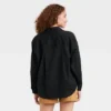 Women's Long Sleeve Oversized Button-Down Boyfriend Shirt - A New Day™
