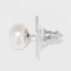 Freshwater Pearl Sterling Silver Stud Fine Jewelry Earrings 2pc - A New Day™ Silver/White -A New Day GUEST 4150b7d3 1cc9 4f98 8c8c b227ccd4c4c1