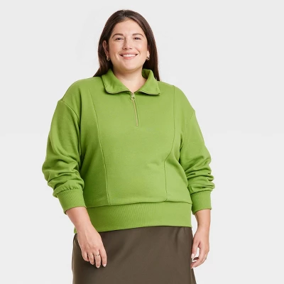 Women's Quarter Zip Sweatshirt - A New Day™ Women's Quarter Zip Sweatshirt - A New Day™ -A New Day GUEST 41d700ee 7b0e 42fa b015 76bf0caf558c