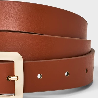 Women's Chunky Center Bar Buckle Belt - A New Day™ Brown Women's Chunky Center Bar Buckle Belt - A New Day™ Brown -A New Day GUEST 49a1fb0e 2d49 4de4 a1cd ec64d9a0fce8