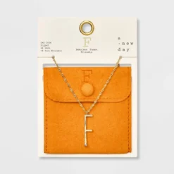 Gold Dipped Scattered Cubic Zirconia Initial Pendant Necklace - A New Day™ Gold 10 Gold Dipped Scattered Cubic Zirconia Initial Pendant Necklace - A New Day™ Gold -A New Day GUEST 53eaf95d 717c 41fc a2d4 06c04b858ac1
