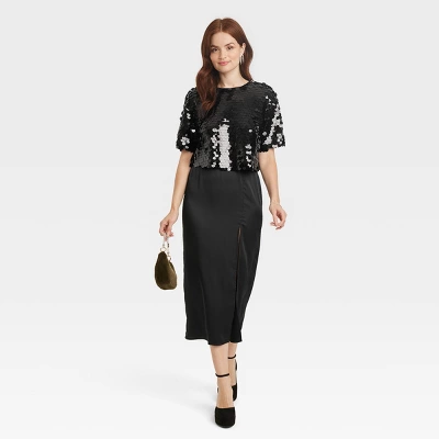Women's Short Sleeve Paillettes - A New Day™ Women's Short Sleeve Paillettes - A New Day™ -A New Day GUEST 5639f5c6 2c87 472f 9272 3bc547f03ef4