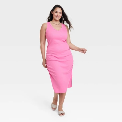 Women's Rib Knit Side Ruched Bodycon Dress - A New Day™ Women's Rib Knit Side Ruched Bodycon Dress - A New Day™ -A New Day GUEST 57f9d3de 0585 499c 9fc3 7ed90914ba63