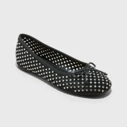 Women's Minnie Ballet Flats - A New Day™ Black -A New Day GUEST 5b3323eb 516a 4f46 be1a 4deb3754a0dd