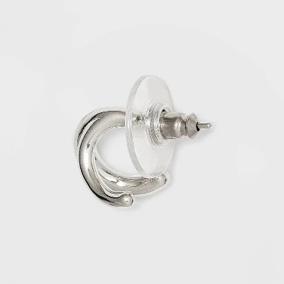 Sterling Silver Faux Duo Hoop Earrings - A New Day™ Sterling Silver Faux Duo Hoop Earrings - A New Day™ -A New Day GUEST 5e5dd7a8 1726 46ac 8294 cede0cc9838e