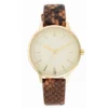 Women's Snakeskin Band Watch - A New Day™ Espresso