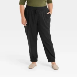 Women's High-Rise Woven Ankle Jogger Pants - A New Day™ -A New Day GUEST 63ea0bbb 8fb6 403b 87bd 926f950c2363