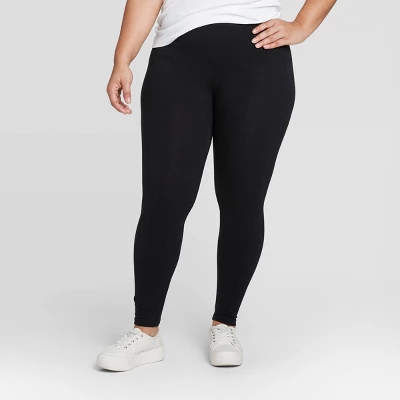 Women's High Waisted Cotton Blend Seamless Leggings - A New Day™ Women's High Waisted Cotton Blend Seamless Leggings - A New Day™ -A New Day GUEST 6486da56 7006 46c5 86bf 8a7f787b0bae