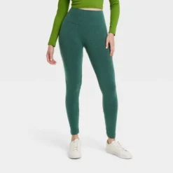 Women's High Waisted Cotton Seamless Fleece Lined Leggings - A New Day™ -A New Day GUEST 6737a6b2 100b 4b89 b150 21f36d465d1d