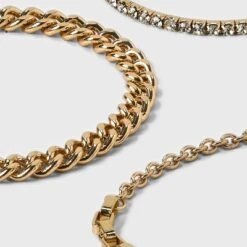Cup Chain Bracelet Set 3pc - A New Day™ Gold -A New Day GUEST 6d5802d6 3c0d 403a 9cb1 2172ff2f0988