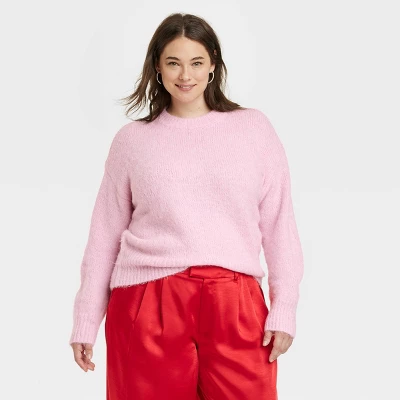 Women's Crewneck Brushed Pullover Sweater - A New Day™ Women's Crewneck Brushed Pullover Sweater - A New Day™ -A New Day GUEST 6f922bba e6a6 41f5 99fe b702c622639e