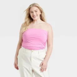 Women's Slim Fit Ruched Tube Top - A New Day™ 4 Women's Slim Fit Ruched Tube Top - A New Day™ -A New Day GUEST 71f2f1ec e170 4b14 9a9e 5d8e5ddd9853