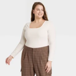 Women's Slim Fit Bodysuit - A New Day™ -A New Day GUEST 760d6e08 766f 4f9e 8f42 b455fbd16595