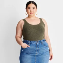 Women's Scoop Neck Sweater Tank Top - A New Day™ -A New Day GUEST 79756fe3 3caf 4d25 b40a 9588c09f037a