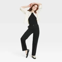 Women's High-Rise Slim Regular Fit Full Pants - A New Day™ -A New Day GUEST 7e13d818 316f 448c 9b3d b6bc27b8d70f