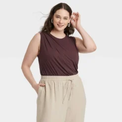 Women's Drape Front Bodysuit - A New Day™ -A New Day GUEST 87b8ae3a 76a0 417a 989e ea7b7eca0759