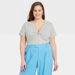 Women's Short Sleeve V-Neck Linen T-Shirt - A New Day™ 6 Women's Short Sleeve V-Neck Linen T-Shirt - A New Day™ -A New Day GUEST 8bcdad6a 7873 4844 ae32 2f68b2f2caa6