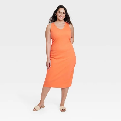 Women's Rib Knit Side Ruched Bodycon Dress - A New Day™ Women's Rib Knit Side Ruched Bodycon Dress - A New Day™ -A New Day GUEST 8cb4e897 4d0c 4e6c b900 b635080dd75c