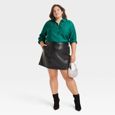 Women's Long Sleeve Button-Down Shirt - A New Day™ Women's Long Sleeve Button-Down Shirt - A New Day™ -A New Day GUEST 8d90d9f5 9cae 4ff5 9bb2 2c3631851e11