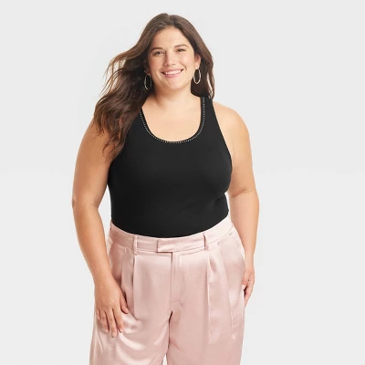 Women's Jeweled Neckline Tank Top - A New Day™ Women's Jeweled Neckline Tank Top - A New Day™ -A New Day GUEST 8eaa12f2 fb5f 4abb 93aa 3d5e56714e85