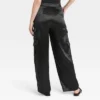 Women's High-Rise Satin Cargo Pants - A New Day™ -A New Day GUEST 9e197133 70e3 4852 a3f2 3dca780c3aad