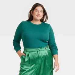 Women's Long Sleeve Slim Fit Crewneck T-Shirt - A New Day™ -A New Day GUEST 9f0d1575 18a2 4ac2 9e29 5ddde24a3d61