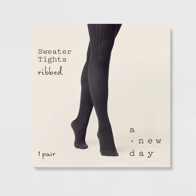 Women's Ribbed Sweater Tights - A New Day™ Black Women's Ribbed Sweater Tights - A New Day™ Black -A New Day GUEST a6d6ce1e 2c8e 4dea a072 8e697ce212d2