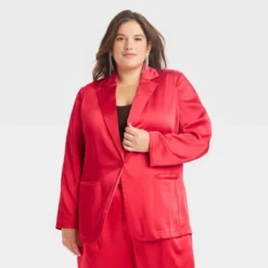 Women's Satin Blazer - A New Day™ 5 Women's Satin Blazer - A New Day™ -A New Day GUEST b953606a eb6c 4814 bf77 b7e556150a76