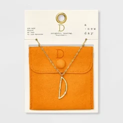 Gold Dipped Scattered Cubic Zirconia Initial Pendant Necklace - A New Day™ Gold 8 Gold Dipped Scattered Cubic Zirconia Initial Pendant Necklace - A New Day™ Gold -A New Day GUEST c4aad357 e656 4e3e 8f94 2d3eddbf45b4