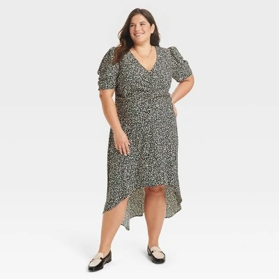 Women's Crepe Short Sleeve Midi Dress - A New Day™ Women's Crepe Short Sleeve Midi Dress - A New Day™ -A New Day GUEST c78b6e5c 72bd 49ee 9240 8cc1db1bbefa