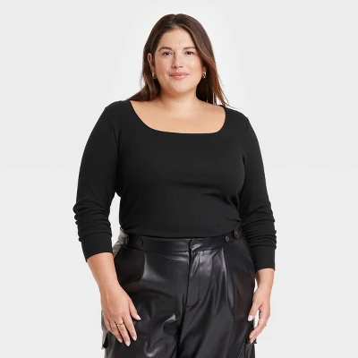 Women's Long Sleeve Slim Fit T-Shirt - A New Day™ Women's Long Sleeve Slim Fit T-Shirt - A New Day™ -A New Day GUEST cb0bfca3 e85a 41a8 a9a8 1cc34312eb72