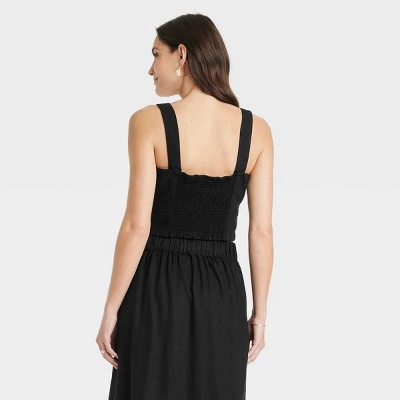 Women's Linen Slim Fit Tank Top - A New Day Women's Linen Slim Fit Tank Top - A New Day -A New Day GUEST d013d806 87a6 4974 9cdd 630666a92703