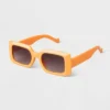 Women's Plastic Rectangle Sunglasses - A New Day™ -A New Day GUEST d1d9564e 10b4 440c b5bd 7cc45b1123b6