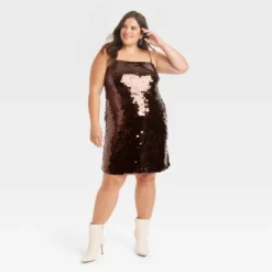 Women's Sleeveless Paillette Mini Party Shift Dress - A New Day™ -A New Day GUEST d4ca5061 b76e 468b 9f80 9d660814ebd6