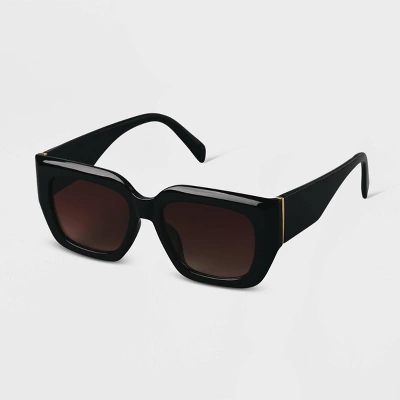 Women's Plastic Angular Square Sunglasses - A New Day™ Black Women's Plastic Angular Square Sunglasses - A New Day™ Black -A New Day GUEST d549aec6 18b7 48dc a533 eb9f370bad18