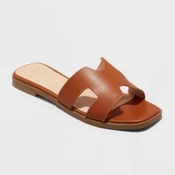 Women's Nina Flat Sandals - A New Day™ -A New Day GUEST e69ac0ca e482 454e a1a7 1e995fcb1dd3