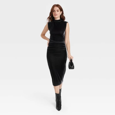 Women's Velour Side Ruched Drapery Bodycon Dress - A New Day™ Women's Velour Side Ruched Drapery Bodycon Dress - A New Day™ -A New Day GUEST ed550d52 e2fd 4faf 8e56 9a36ae28dec8