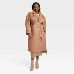 Women's Relaxed Trench Coat - A New Day™ -A New Day GUEST edf4ba21 eae9 49e6 ae42 3d5d8d9e005e