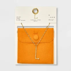 Gold Dipped Scattered Cubic Zirconia Initial Pendant Necklace - A New Day™ Gold 16 Gold Dipped Scattered Cubic Zirconia Initial Pendant Necklace - A New Day™ Gold -A New Day GUEST f418541b 716e 4a30 8735 4e0b13715999