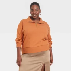 Women's Quarter Zip Sweatshirt - A New Day™ 10 Women's Quarter Zip Sweatshirt - A New Day™ -A New Day GUEST f47ba115 171b 4269 8c39 19892211f27b